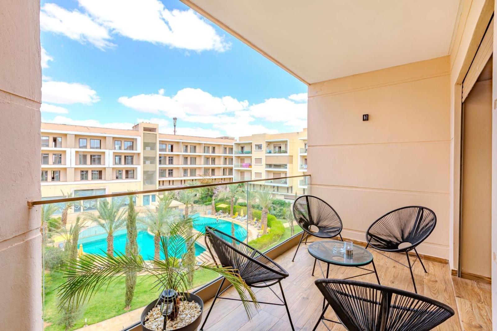 Royal Deluxe Diamond - Marrakech, Luxe Pool View Apartman Marrákes Kültér fotó